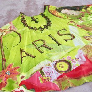 "LAPIS PARIS FUN & FLIRTY COLORFUL SKIRT W/BEADS & SEQUINS W/AWESOME DETAILS"